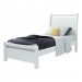 Cama Solteiro Reali Branco - Móveis Lopas