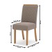 Mesa de Jantar 8 Lugares Epic com Vidro Nature/Off White/Amêndoa - Henn
