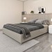 Base de Cama Box Queen Mônaco Off White - Tcil Móveis