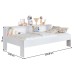 Cama Solteiro San Diego Branco - Art In Móveis