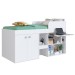 Cama de Solteiro Multifuncional Monterey 2 Portas Branco - Art In Móveis