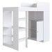 Cama de Solteiro Multifuncional San Francisco 2 Portas Branco - Art In Móveis