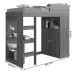 Cama de Solteiro Multifuncional San Francisco 2 Portas Branco - Art In Móveis