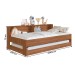 Cama Infantil Bicama San Diego Nogal - Art In Móveis