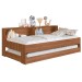 Cama Infantil Bicama San Diego Nogal - Art In Móveis