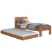 Cama Solteiro Bicama Los Angeles Nogal - Art In Móveis