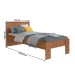 Cama Solteiro Bicama Los Angeles Nogal - Art In Móveis