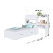Cama Infantil Tokkio 4 Portas 1 Gaveta Branco - Art In Móveis
