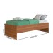Cama Infantil Bicama Box Israel Nogal - Art In Móveis