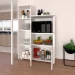 Armário de Cozinha Paula com Cristaleira 3 Portas Branco - Panorama Móveis