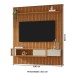 Painel para TV Até 75 Polegadas Nassau 1 Gaveta Naturalle/Off White - Móveis Bechara