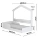 Cama Infantil Mimo com Casinha Montessoriana Branco - Movelbras