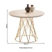 Mesa de Centro Perola/Dourado Jb 8040 - Jb Bechara