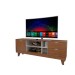 Rack para TV Até 60 Polegadas Oklahoma 1 Porta 2 Gavetas Pinho/Off White - Panorama Móveis