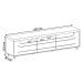 Rack para TV Até 75 Polegadas Urano 2 Portas 1 Gaveta Pinho/Off White - Pnr Móveis