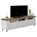 Rack para TV Até 75 Polegadas Urano 2 Portas 1 Gaveta Pinho/Off White - Pnr Móveis
