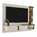 Painel para TV Até 65 Polegadas Urban 2 Portas com Led Off White/Pinho Ripado - Pnr Móveis