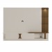 Painel para TV Até 65 Polegadas Urban 2 Portas com Led Off White/Pinho Ripado - Pnr Móveis