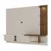 Painel para TV Até 65 Polegadas Urban 2 Portas com Led Off White/Pinho Ripado - Pnr Móveis