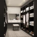Closet Casal em L Ele e Ela 4 Metros 16 Prateleiras 4 Cabideiros Preto Fosco - Panorama Móveis