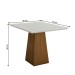 Cozinha Completa com Mesa e 4 Cadeiras Paulista 7 Portas 2 Gavetas Nature/Off White/Linho - Panorama Móveis