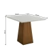 Cozinha Completa com Mesa e 4 Cadeiras Paulista 7 Portas 2 Gavetas Nature/Off White/Linho - Panorama Móveis