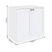 Sapateira Infinity 2 Portas Branco - Genialflex
