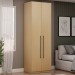 Guarda-Roupa Solteiro Infinity 2 Portas 2 Prateleiras Savana - Genialflex