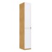 Guarda-Roupa Modulado Infinity 2 Portas 4 Prateleiras Savana/Branco 2058 - Genialflex