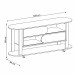 Rack para TV Até 65 Polegadas Ciclo 2 Portas Cedro/Off White - Pnr Móveis