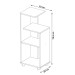 Estante para Livros Bis 2 Prateleiras Cinamomo/Off White - Pnr