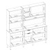 Cozinha Compacta Amora 10 Portas 2 Gavetas Amêndola Touch/Nude Prime Tx - Demóbile