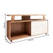 Rack com Painel para TV Até 50 Polegadas Orlando 1 Porta de Correr Canelato 3d - Panorama Móveis