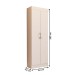 Armário Multiuso Clean 2 Portas Branco - Panorama Móveis