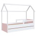 Cama Infantil Bicama Soninho Branco/Rosa - Panorama Móveis