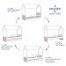 Cama Infantil Bicama Soninho Branco/Rosa - Panorama Móveis