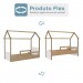 Cama Infantil Montessoriana Soninho Oak/Branco - Panorama Móveis