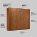 Guarda-Roupa Casal Atrice 6 Portas 6 Gavetas Nogueira Touch - Demóbile