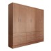 Guarda-Roupa Casal Madri 6 Portas 9 Gavetas Cinamomo - Panorama Móveis