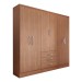 Guarda-Roupa Casal Vigo 6 Portas 3 Gavetas Cinamomo - Panorama Móveis