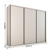 Guarda-Roupa Casal Medelín 3 Portas 6 Gavetas 100% Mdf Branco - Panorama Móveis