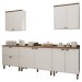 Cozinha Completa Filadélfia 9 Portas 1 Gaveta Branco - Panorama Móveis