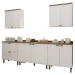 Cozinha Completa Filadélfia 9 Portas 1 Gaveta Branco - Panorama Móveis