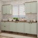Cozinha Completa Filadélfia 9 Portas 1 Gaveta Menta - Panorama Móveis