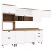 Cozinha Completa Filadélfia 7 Portas 4 Gavetas Branco - Panorama Móveis