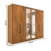 Guarda-Roupa Casal Guarujá 6 Portas 6 Gavetas com Espelho 100% Mdf Peroba - Panorama Móveis