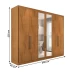 Guarda-Roupa Casal Guarujá 6 Portas 6 Gavetas com Espelho 100% Mdf Peroba - Panorama Móveis