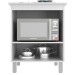 Armário de Cozinha Barcelona para Cooktop 4 Bocas 1 Porta Branco - Panorama Móveis