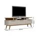 Rack para TV Até 60 Polegadas São Paulo 3 Portas Off White/Cinamomo - Valdemóveis