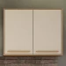 Armário Aéreo Cozinha 80 Cm Salvador 2 Portas Cinamomo/Off White - Valdemóveis